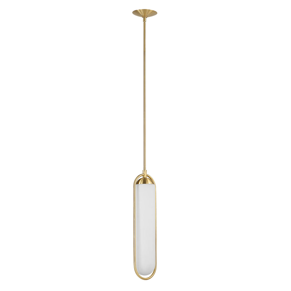 Thurles 83.5" Height Ceiling Fixture, Milk White - Angle Image - LPC4489