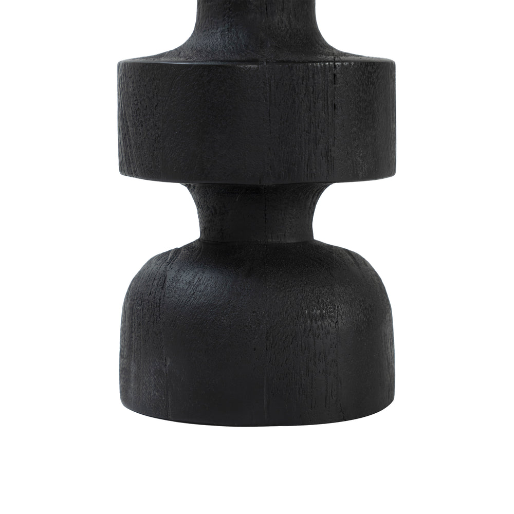 Beckton Statue, Black - Angle Image - STA798
