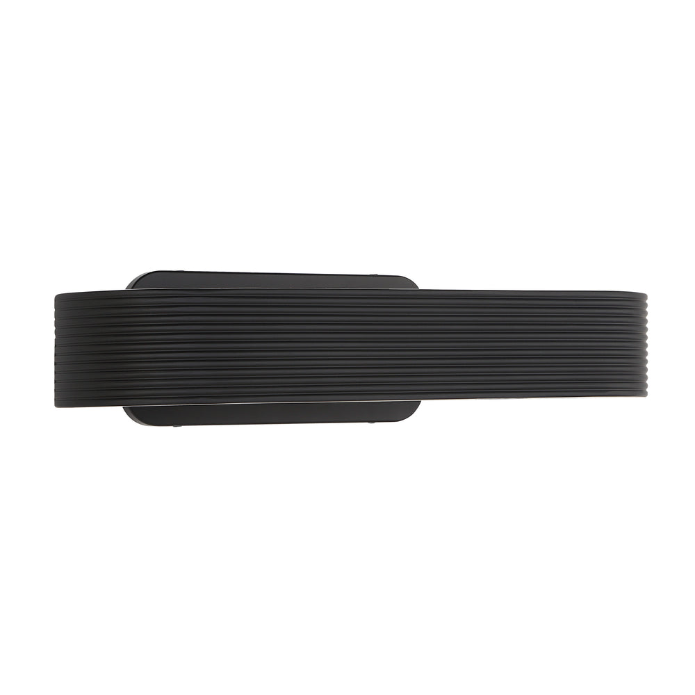 Saba 4.5" Height Wall Sconce, Black - Angle Image - WS165