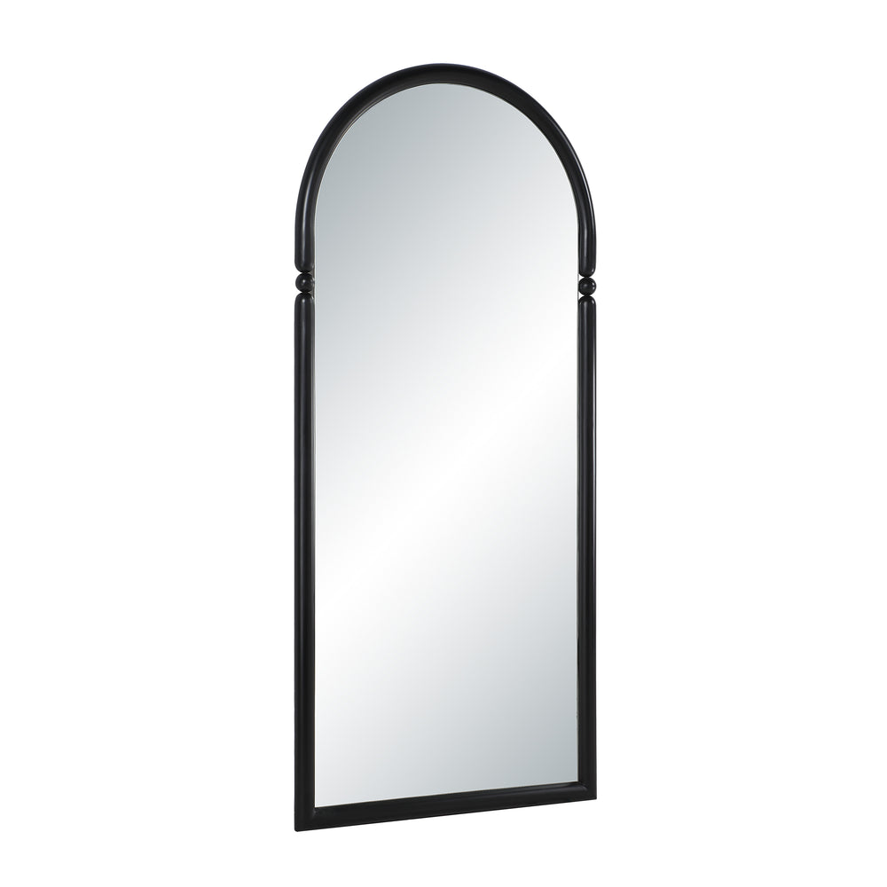 Arcade 76" H x 34" W Wall Mirror, Black - Angle Image - MT2756