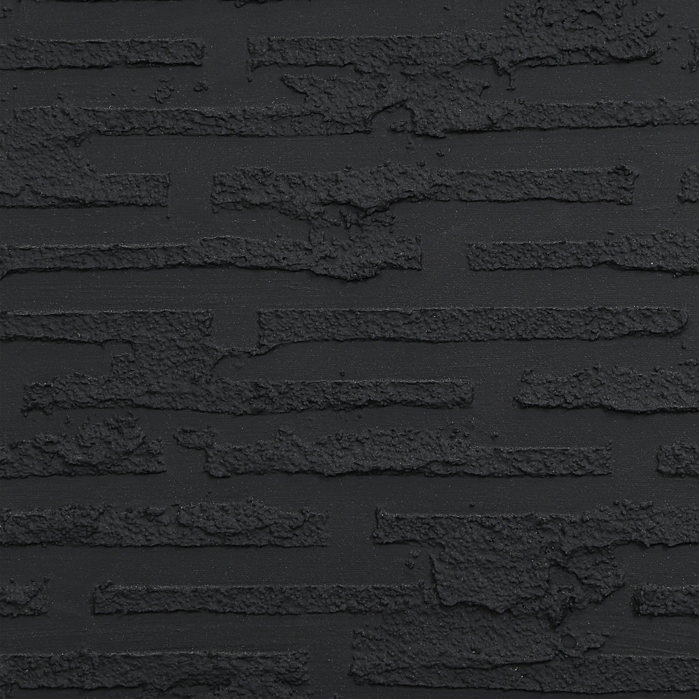 Kinetic 50" H x 40" W Canvas Art, Black - Detail Image - OL2193