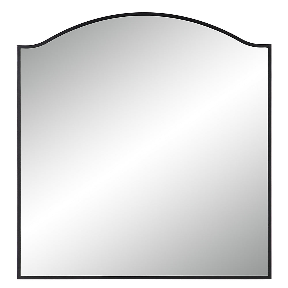 Bandon 40" Tall Arch Wall Mirror, Black - Main Image - MT2642