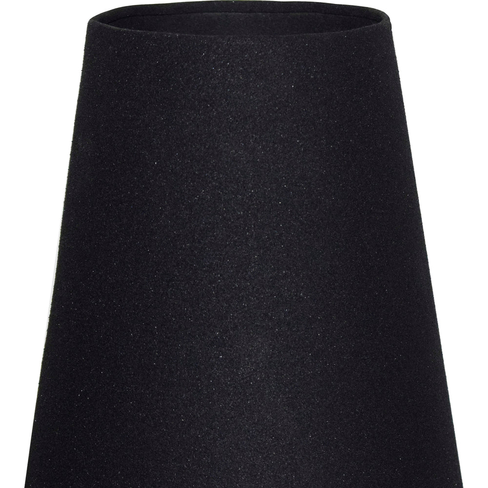 Roove Indoor Iron Vase, Matte Black - Additional Image 2 - VAS197