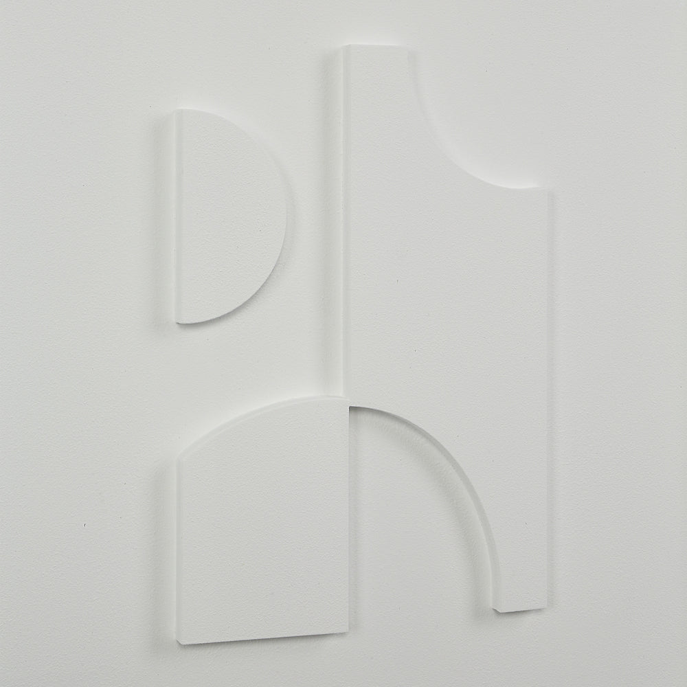 Ispra 19" Wide Wall Decor, Matte White - Additional Image 7 - W6760