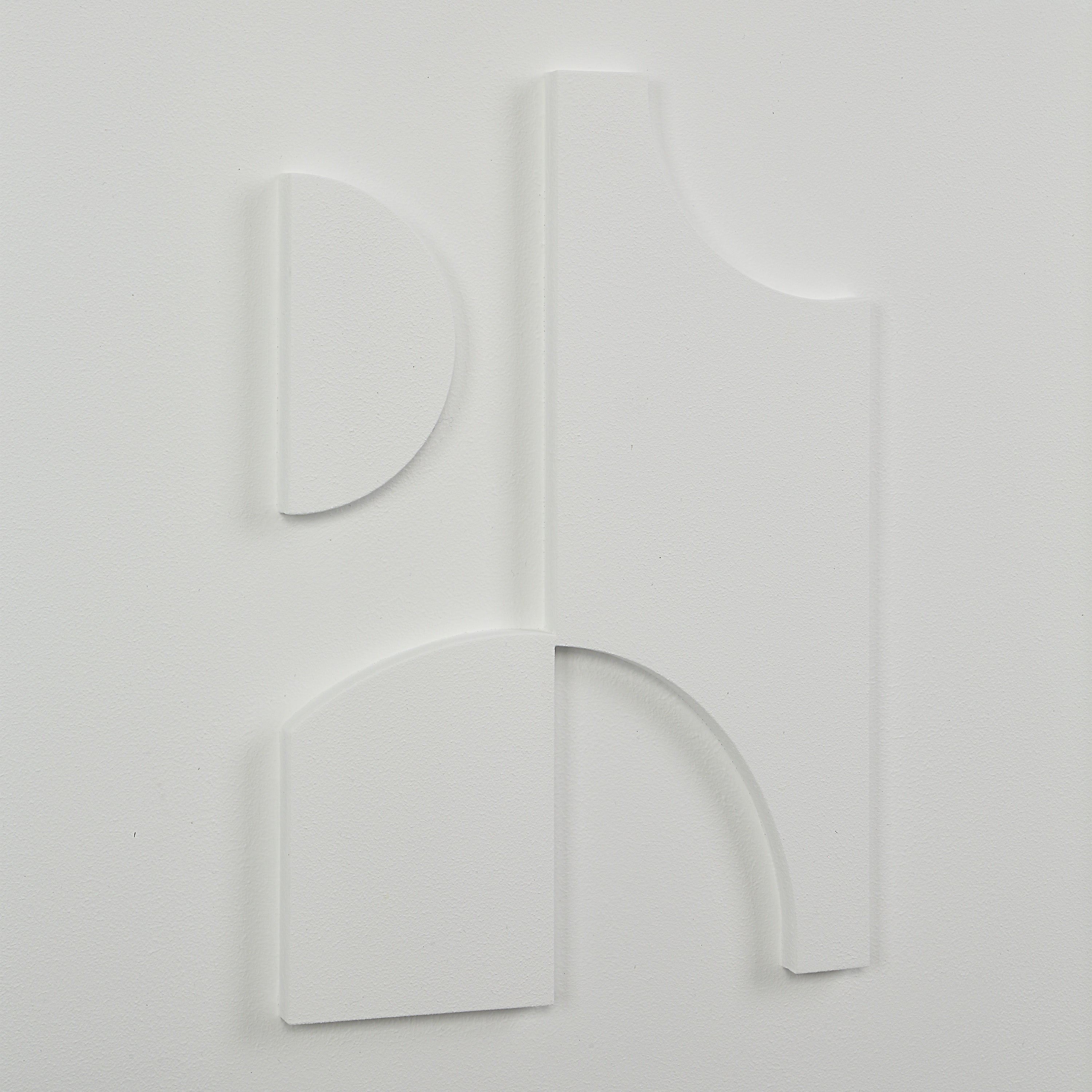 Ispra 19" Wide Wall Decor, Matte White - Additional Image 7 - W6760