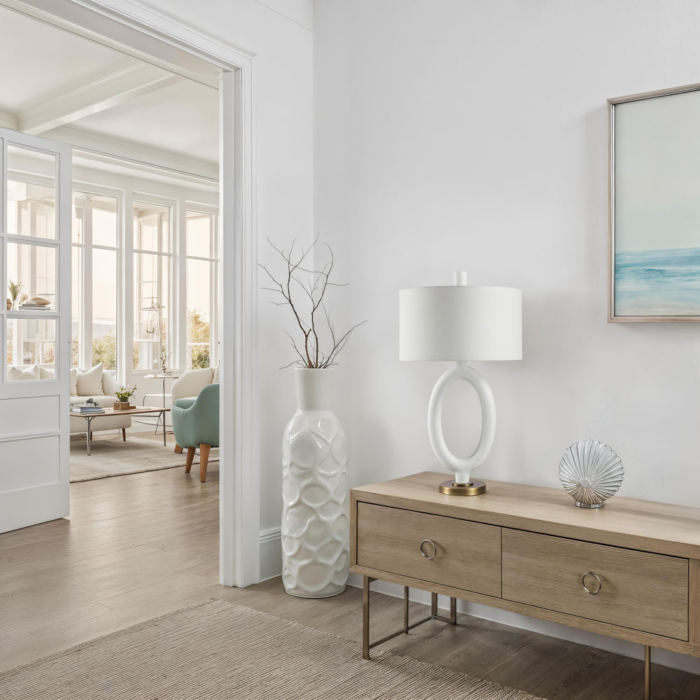 Aeris 31.0" Height Table Lamps, White - White Label Lifestyle Image - LPT1400EV