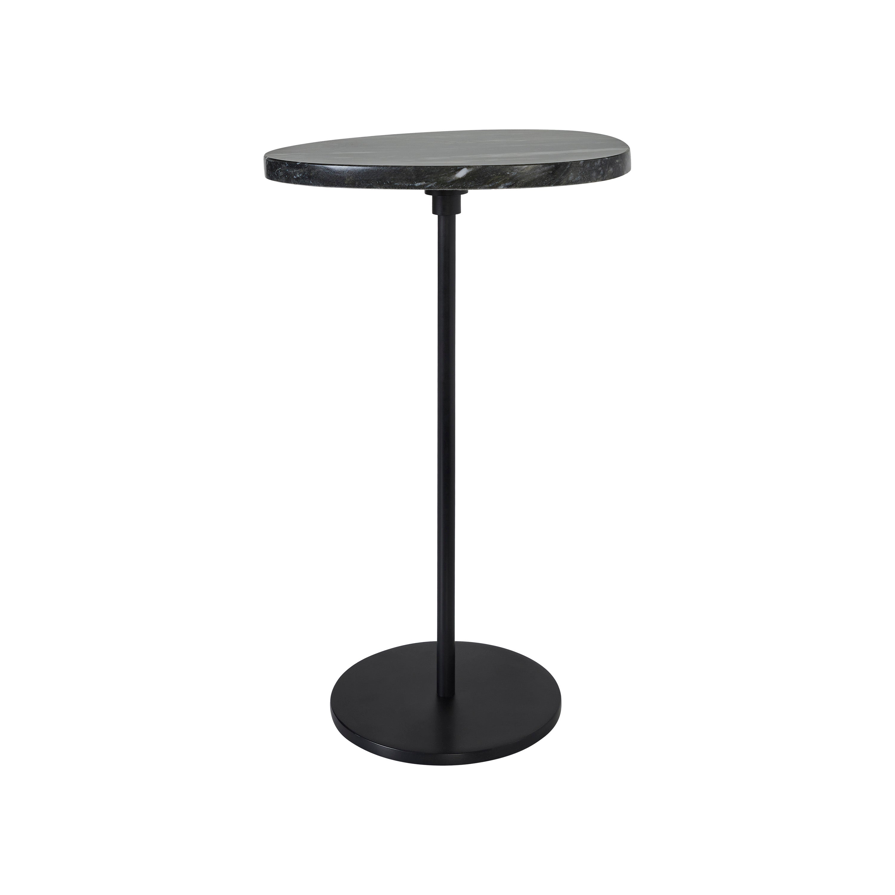 Adeline Indoor Iron Side Table, Black - Main Image - TA505
