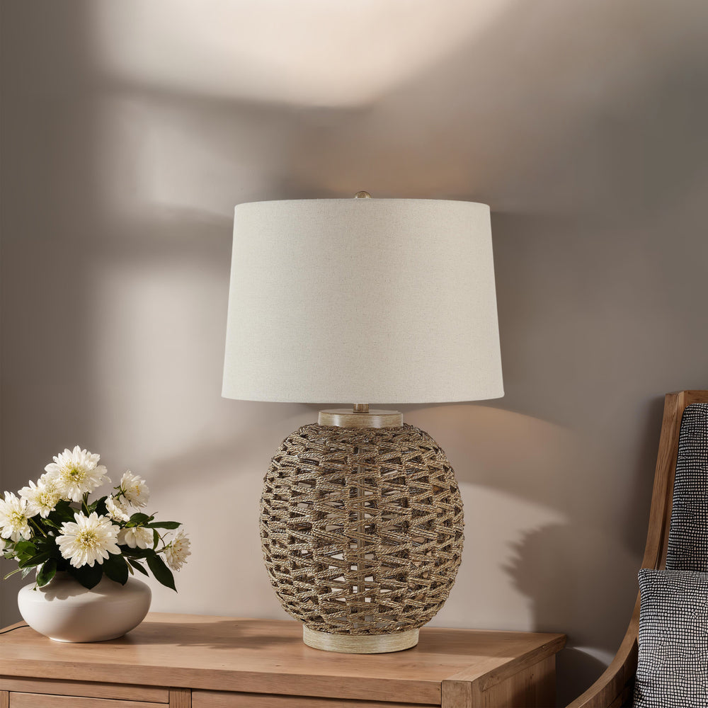 Noa 29" Height Table Lamp, Brown - Lifestyle Image - LPT1343