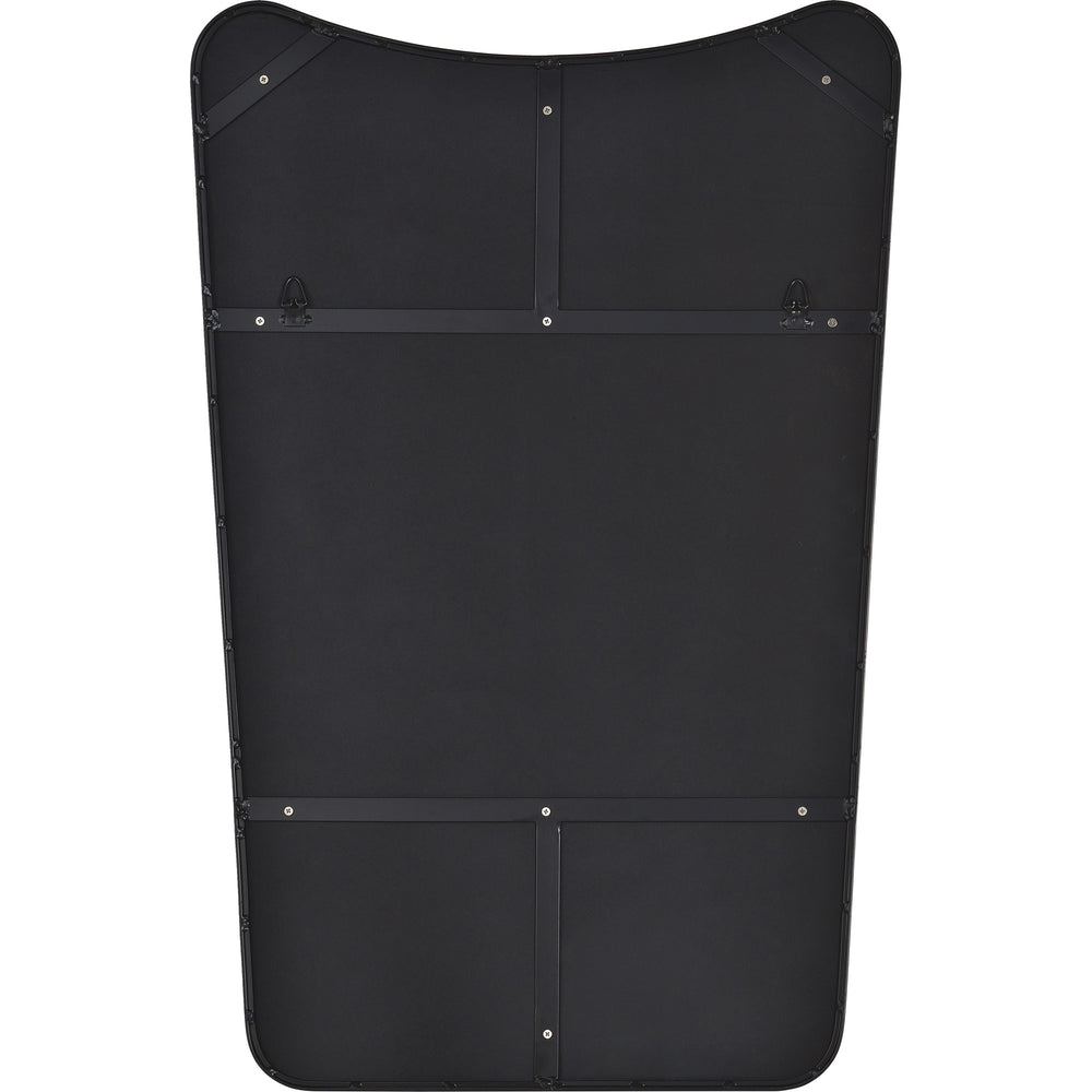 Nashua 36" Tall Rectangle Wall Mirror, Black - Backing Image - MT2509