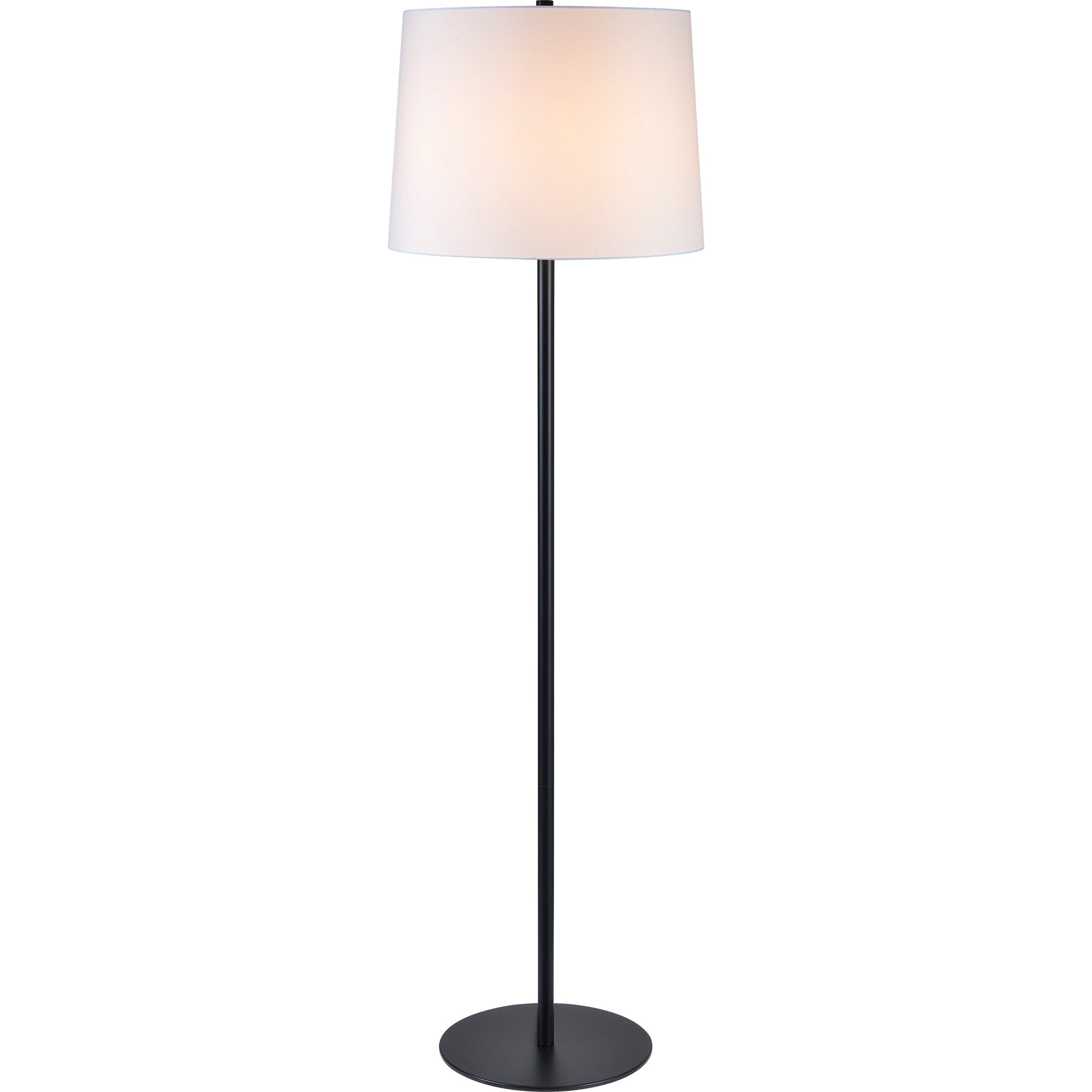 Nevin 61.75" Length Floor Lamp, Matte Black - Additional Image 2 - LPF3139