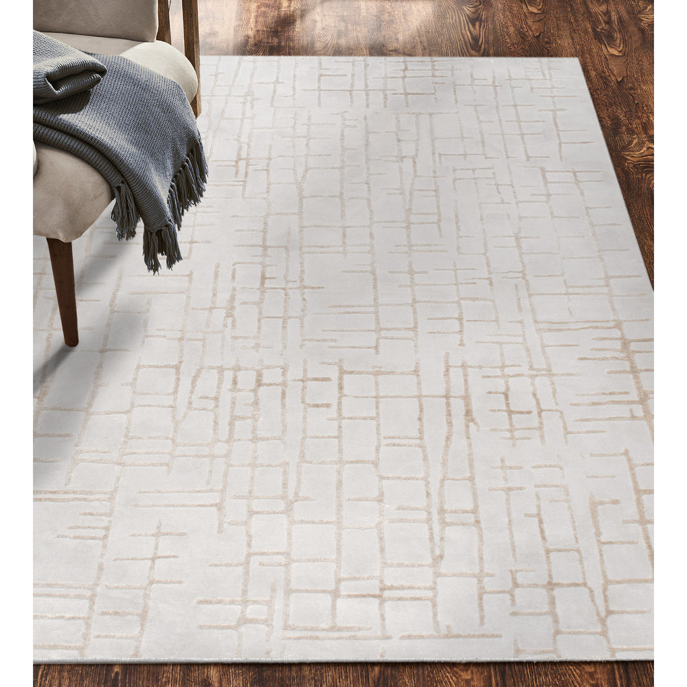 Ariella 7'10 x 10'2 Power loomed Indoor Rug, Grey - Additional Image 4 - RARI-10191-810